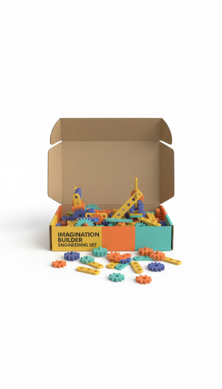 Imagination builder engineering set with blocks