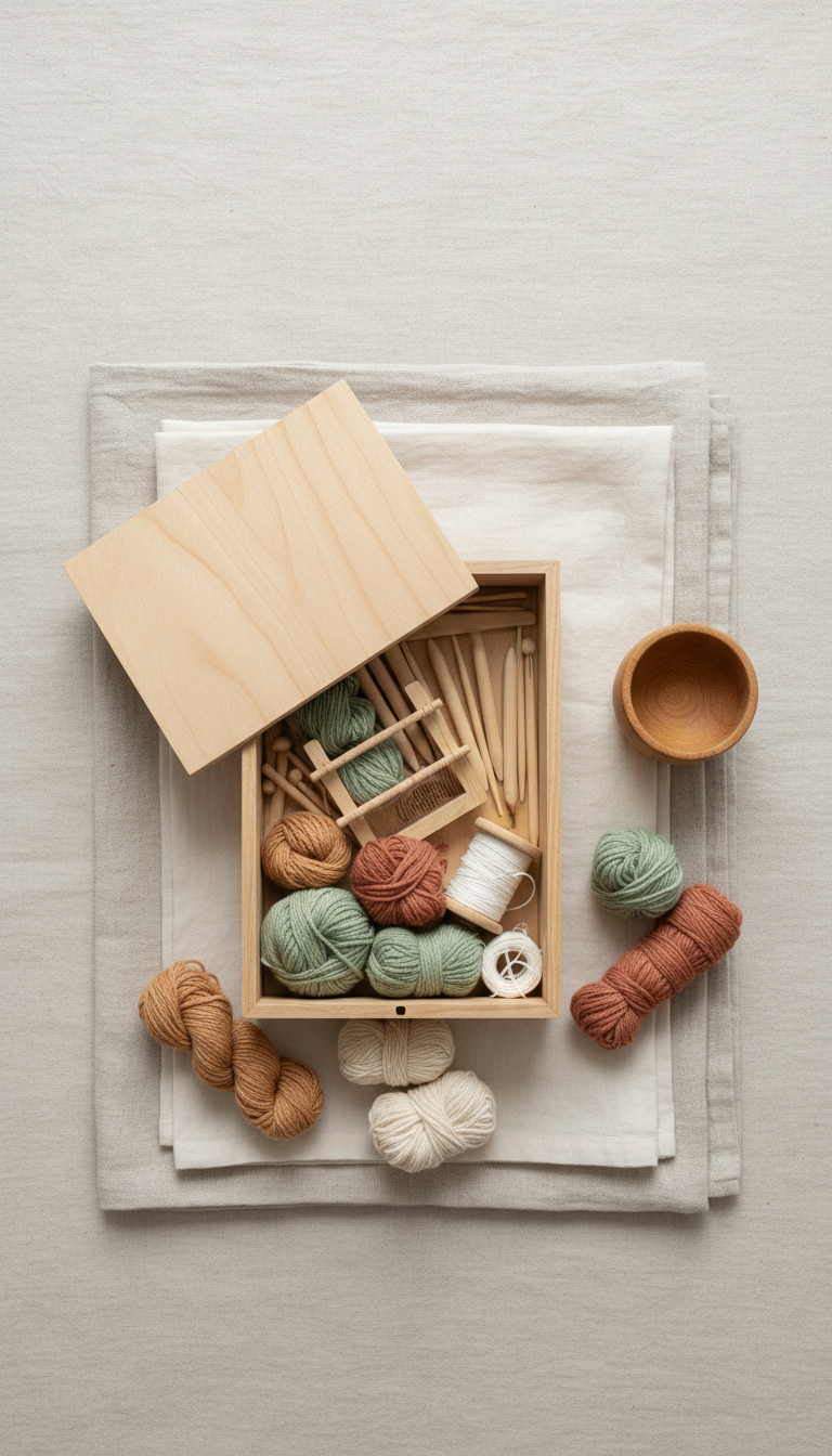 Rainbow Weaving Box