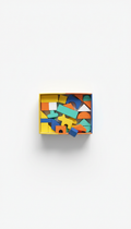 Colorful world discovery pack with global puzzles